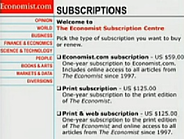 The Economist - subscription alternatives